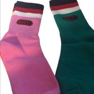 2 pairs Gucci socks. New without tags